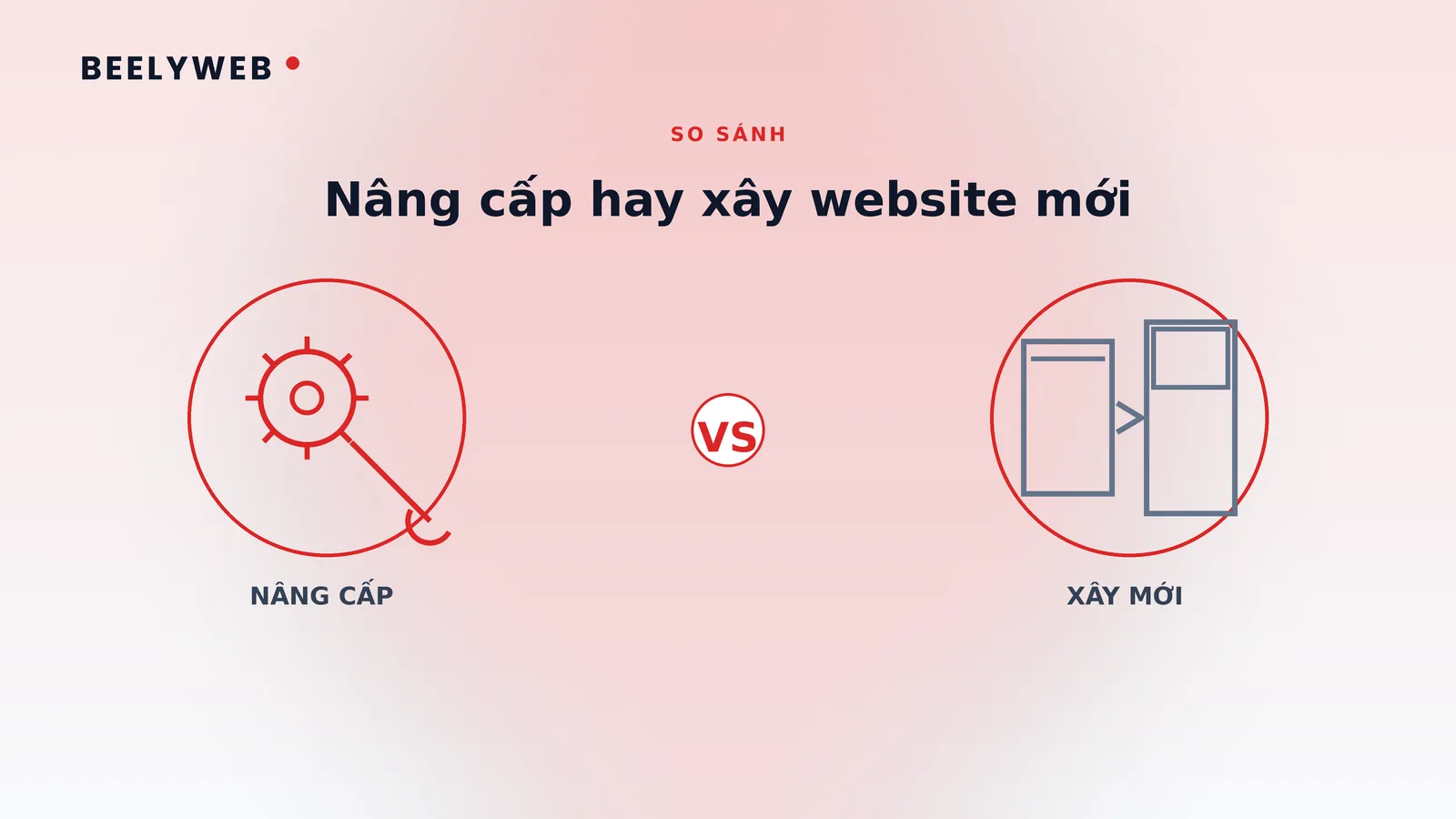 Làm lại website cũ: khi nào nên nâng cấp, khi nào nên xây mới