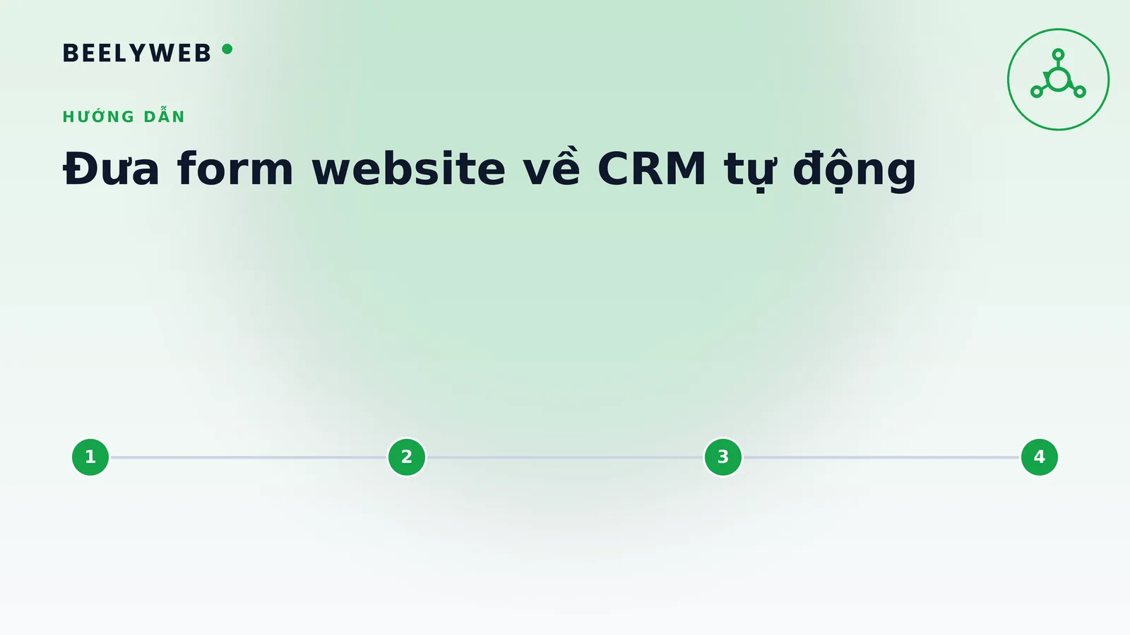 Đưa form website về CRM tự động, không còn nhập tay