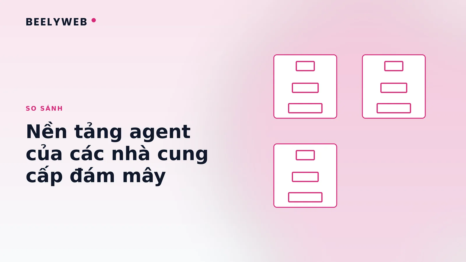 So sánh nền tảng agent của các nhà cung cấp đám mây lớn