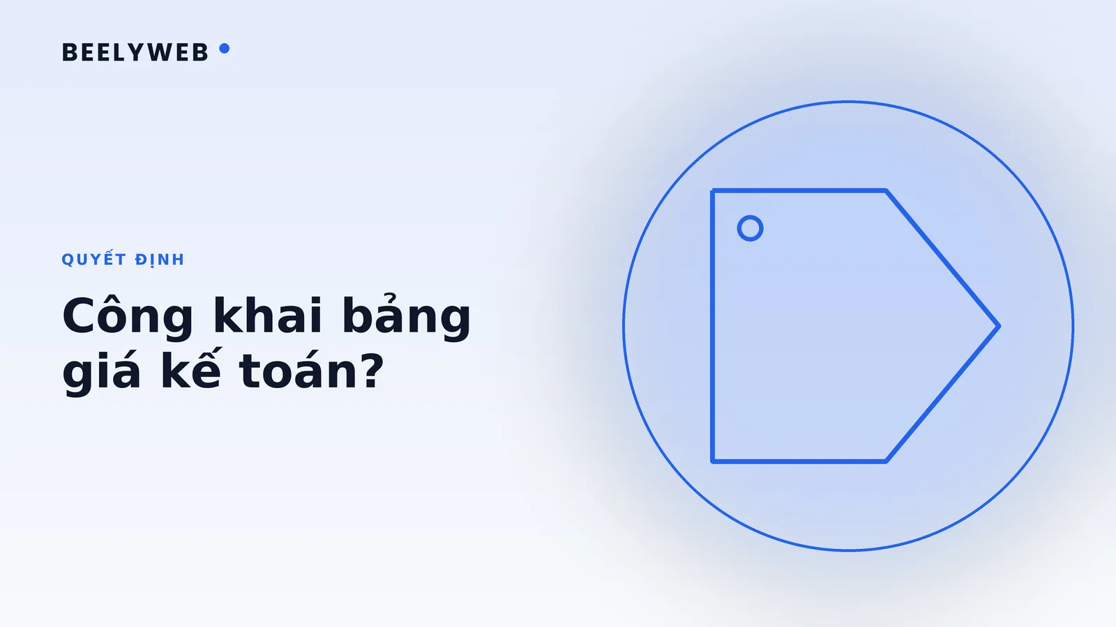 Có nên công khai bảng giá dịch vụ kế toán trên website không