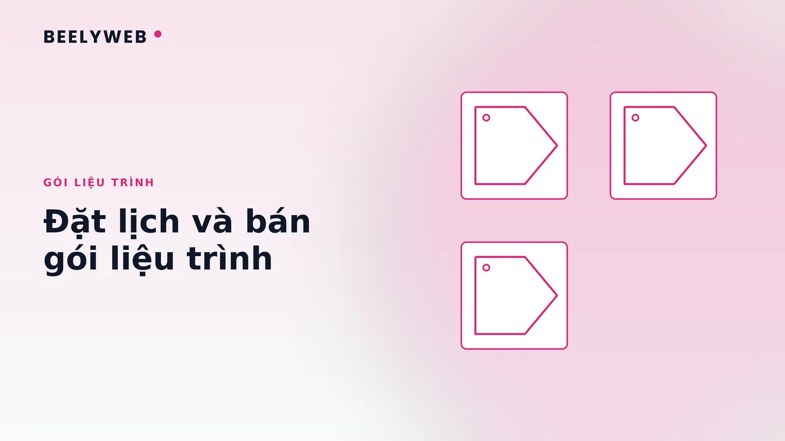Đặt lịch và bán gói liệu trình trên website spa thẩm mỹ