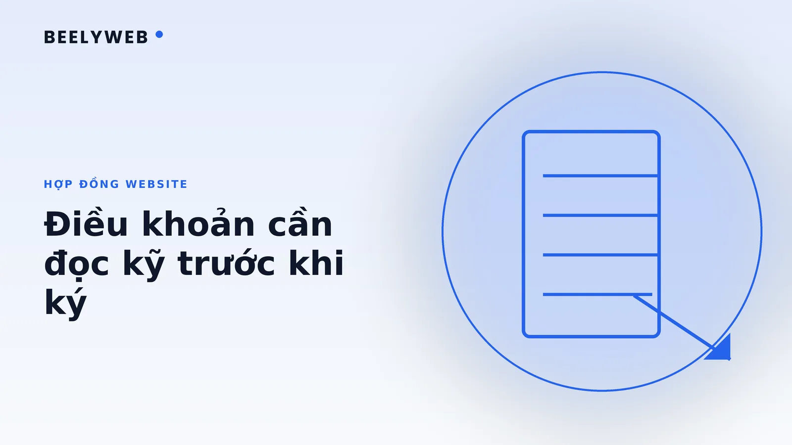 Hợp đồng thiết kế website: điều khoản cần đọc kỹ trước khi ký