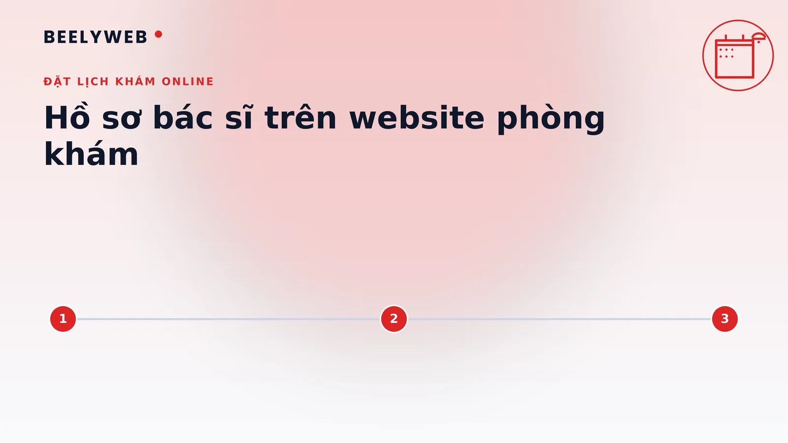 Đặt lịch khám online và hồ sơ bác sĩ trên website phòng khám