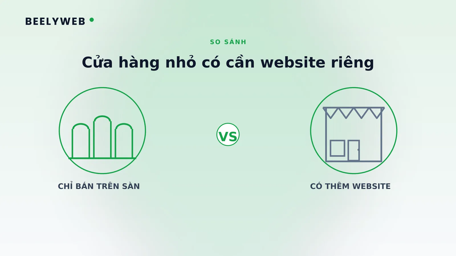 Cửa hàng nhỏ có cần website khi đã bán trên sàn và Facebook