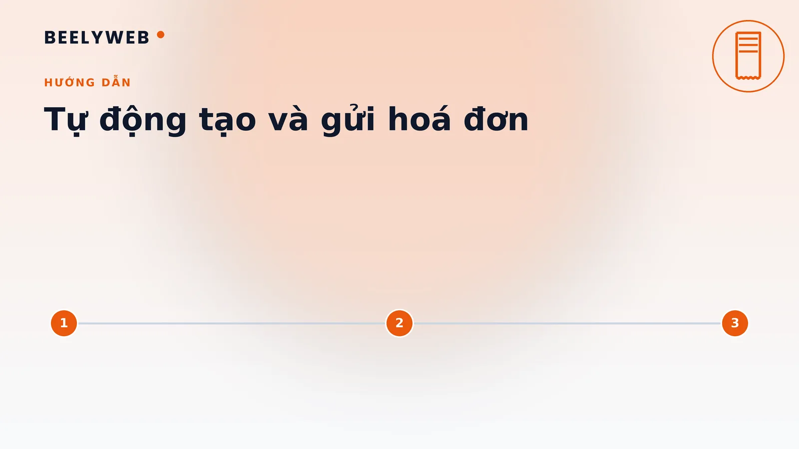 Tự động tạo và gửi hoá đơn cho khách sau khi thanh toán